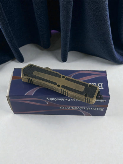 Kemere Takmalı Renkli İçten Çıkmalı Çakı Hardal