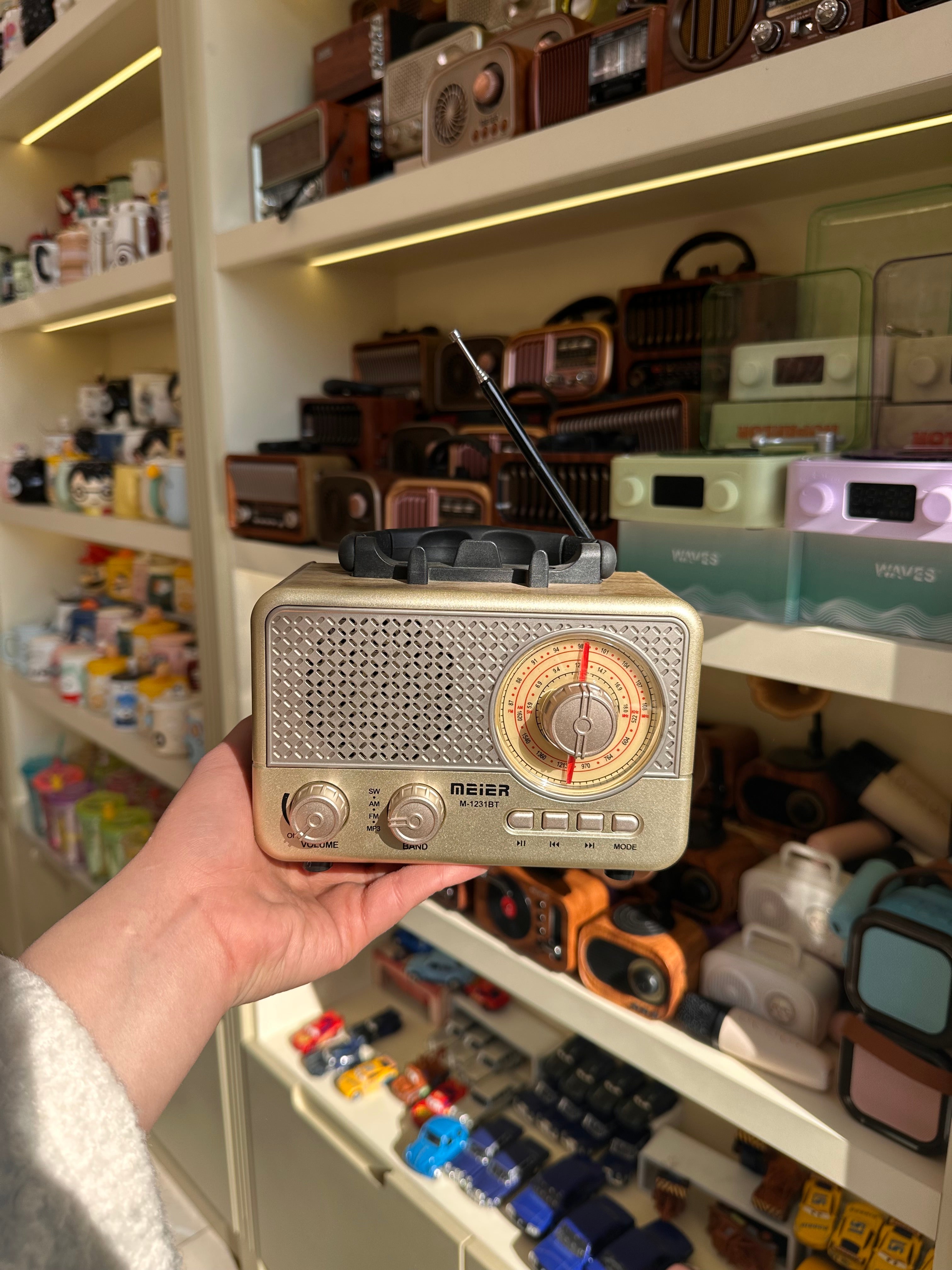 Nostaljik Bluetooth Bağlantılı Radyo M-1231BT