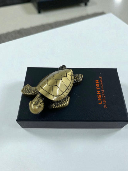 Kaplumbağa Tasarımlı Lüx Çakmak
