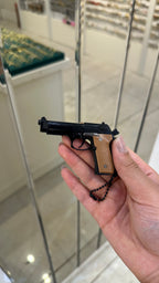 Beretta 9×19 Tabanca Gerçekçi Sökülebilir ve Kurulabilir Metal Anahtarlık