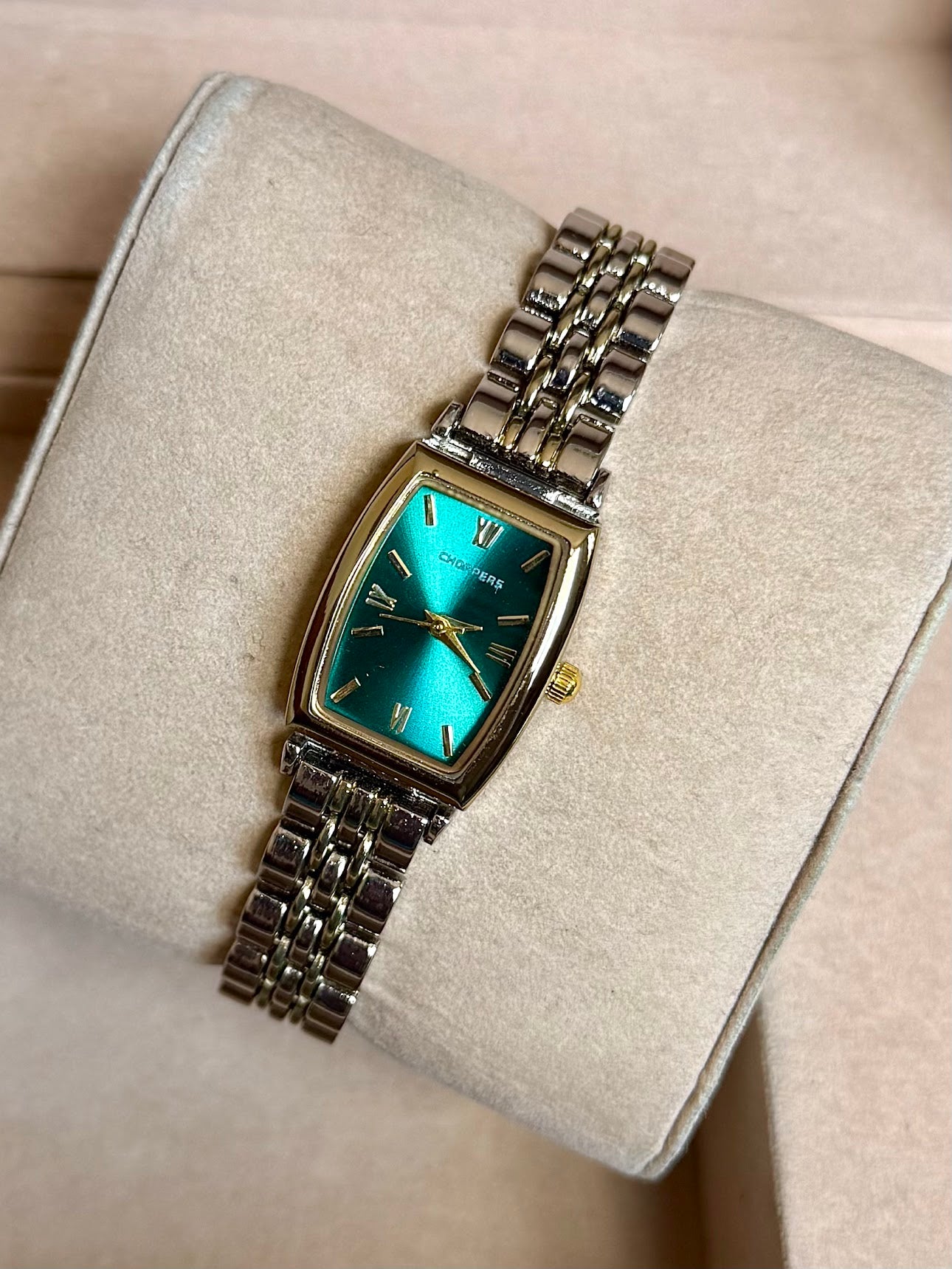 Kişiye Özel Kordonuna İsim Yazılır Kadın Saat Yeşil Gümüş