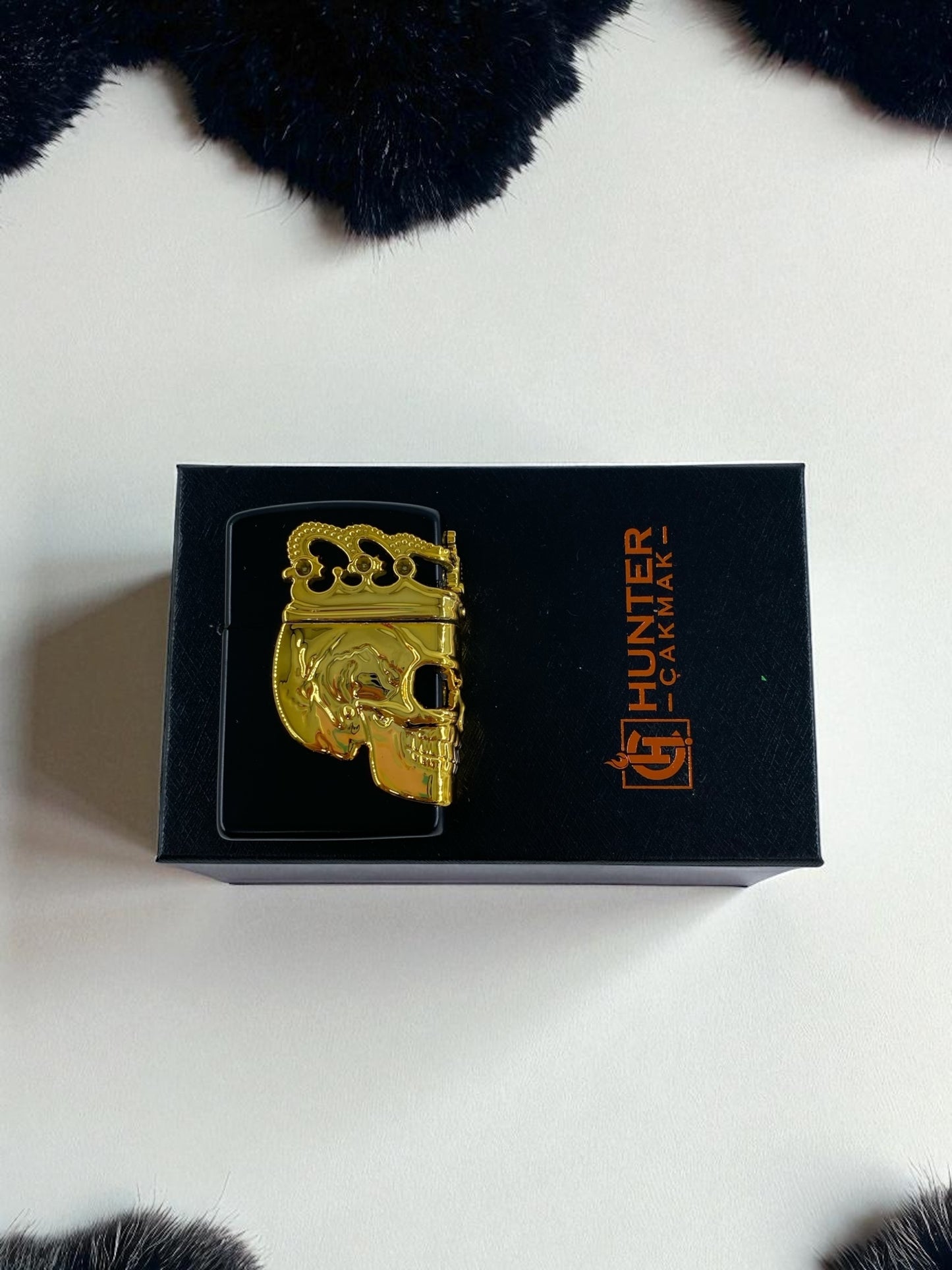 Kuru Kafa Zippo Çakmak 3666