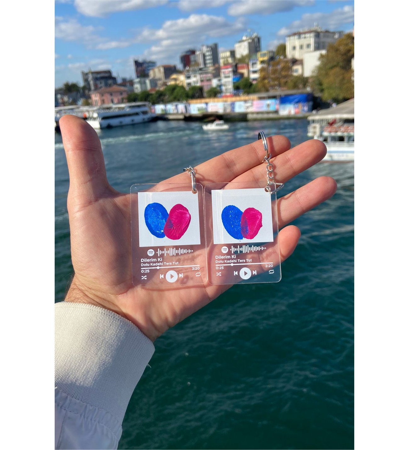 Parmak İzi Çift Anahtarlık