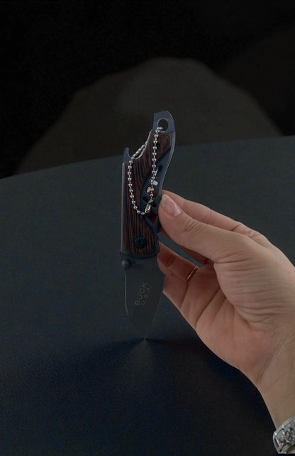 Buck USA Mini Taktik Ahşap Desenli Çakı