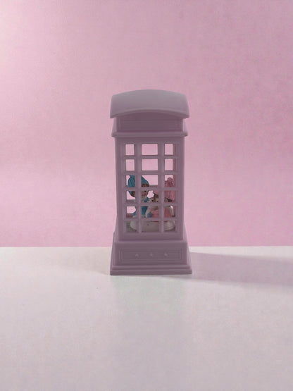 Sonsuzluk Aşk Temalı Işıklı Telefon Kulübesi