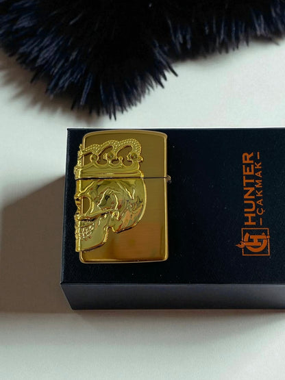 Kuru Kafa Zippo Çakmak 3666