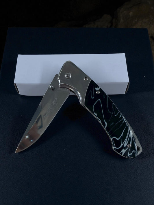 Desenli Siyah Ruh Çakı