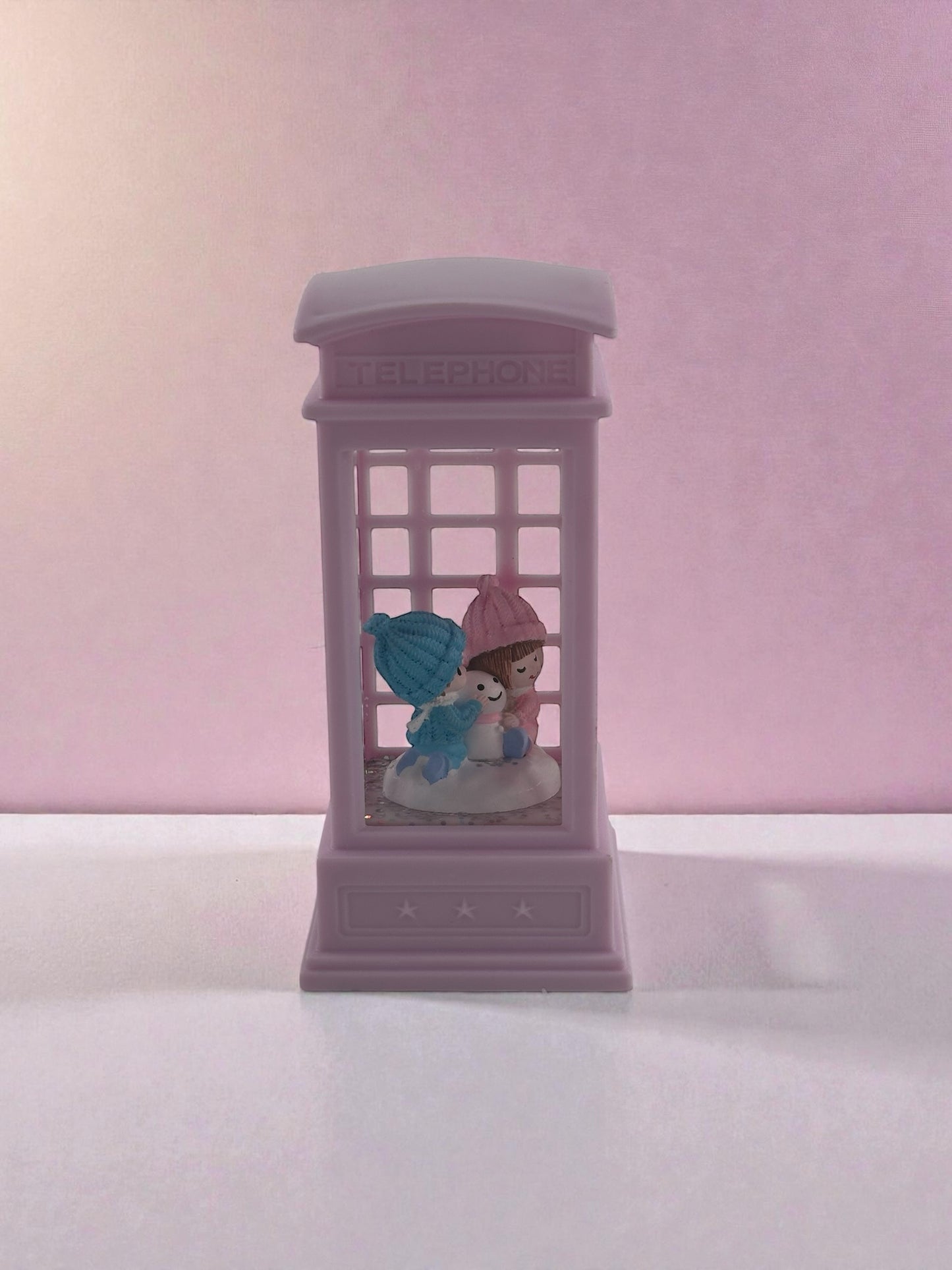 Sonsuzluk Aşk Temalı Işıklı Telefon Kulübesi