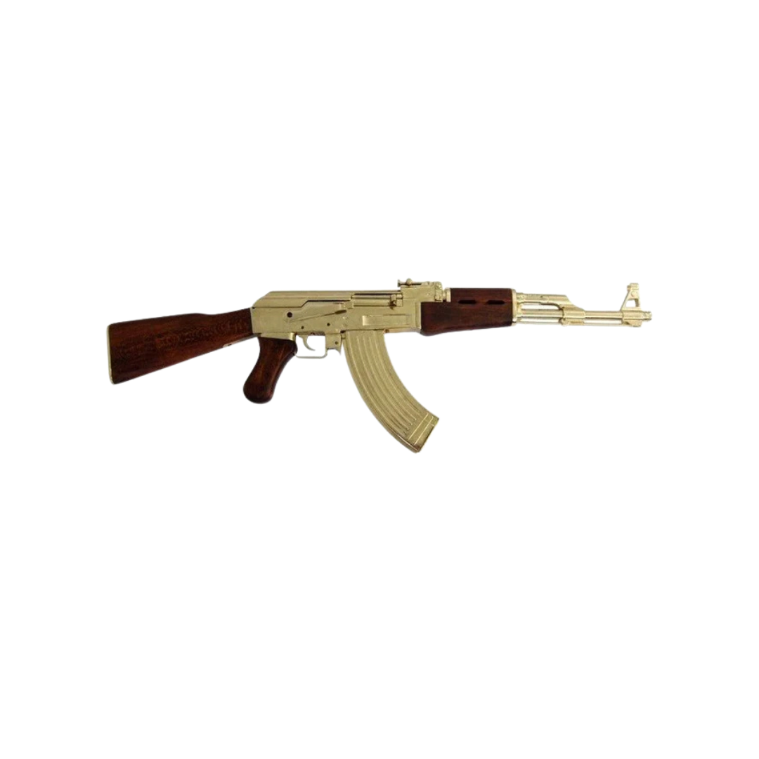 Denix Replika Dekoratif Ak-47 Tüfek Gold