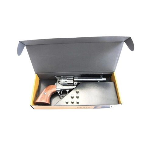 Denix Dekoratif Revolver Cal. 45 Peacemaker 6 Bullets Replika