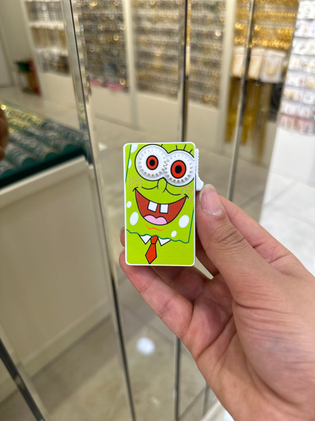 Çarklı Sünger Bob Şeklinde Çakmak