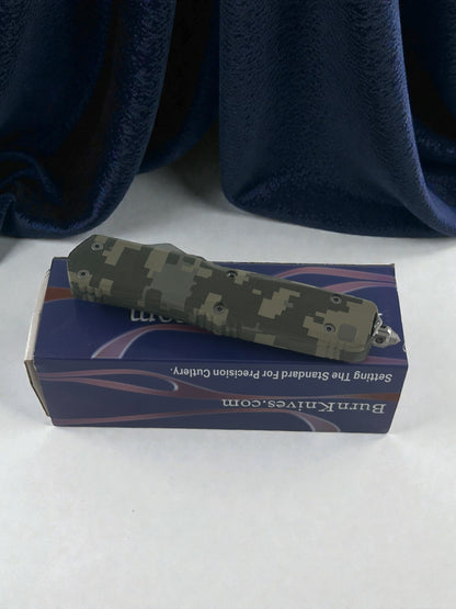 Kemere Takmalı Renkli İçten Çıkmalı Çakı Yeşil