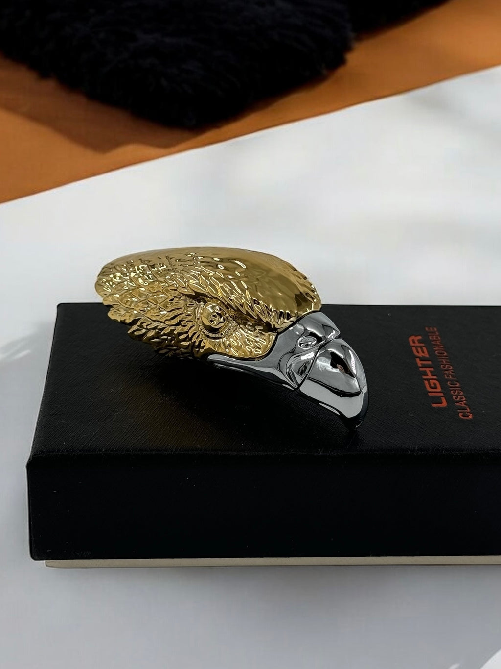 Şahin Başı Metal Gazlı Çakmak 0096