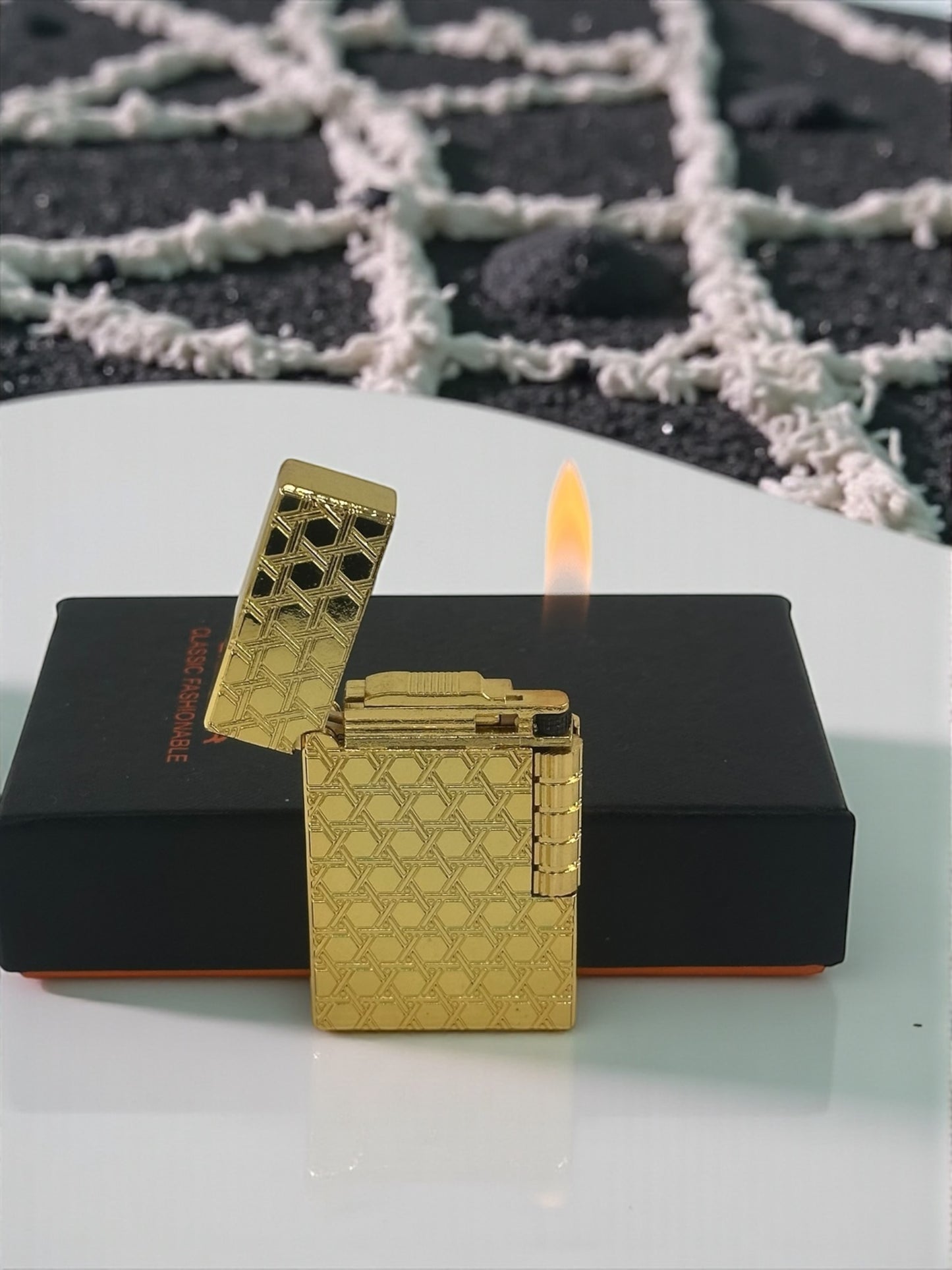 Lüx Görünümlü Dupont Model Metal Çakmak