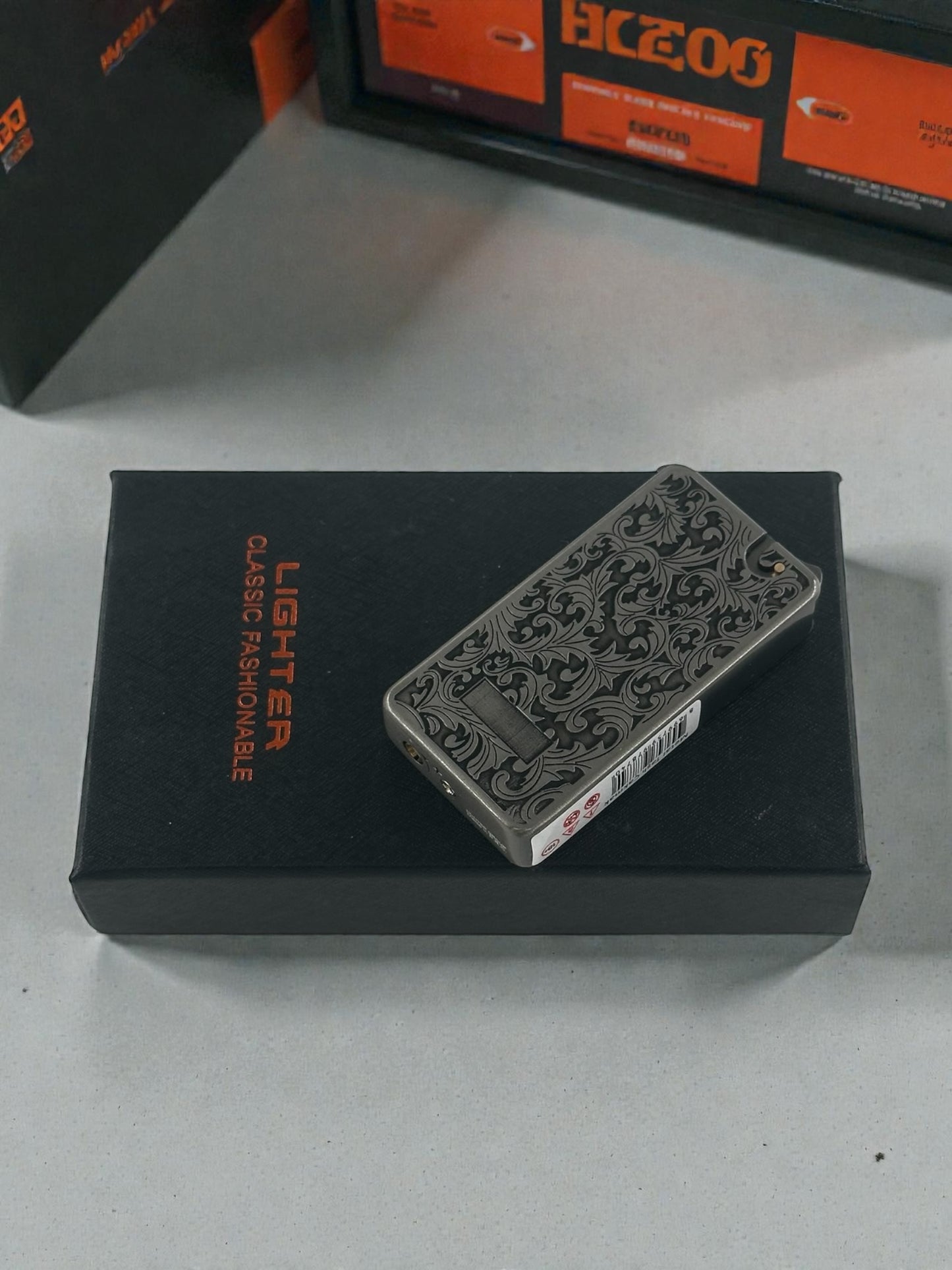 Desenli Vurmalı Gazlı Çakmak