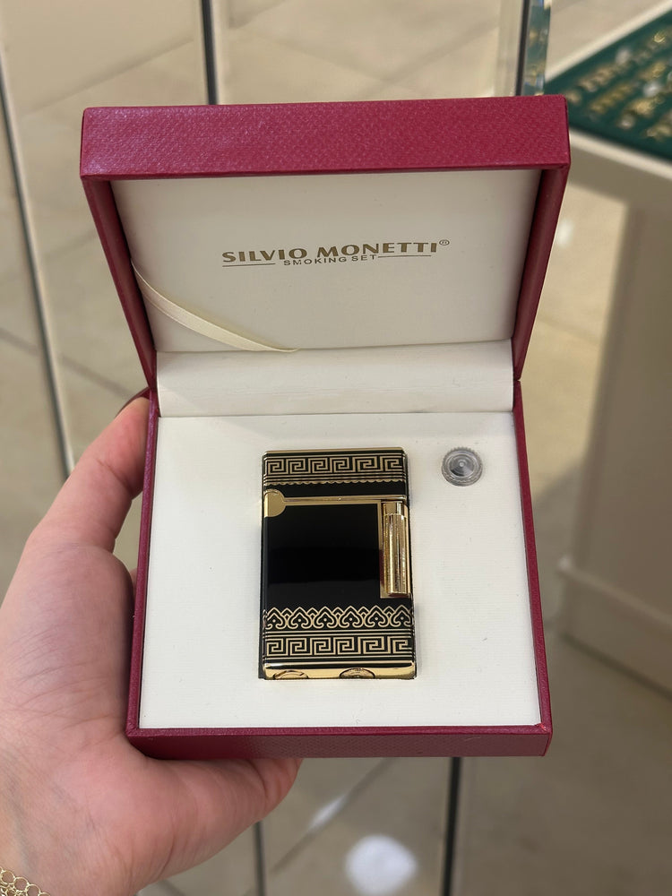Silvio Monetti Desenli Gazlı Çakmak 5637
