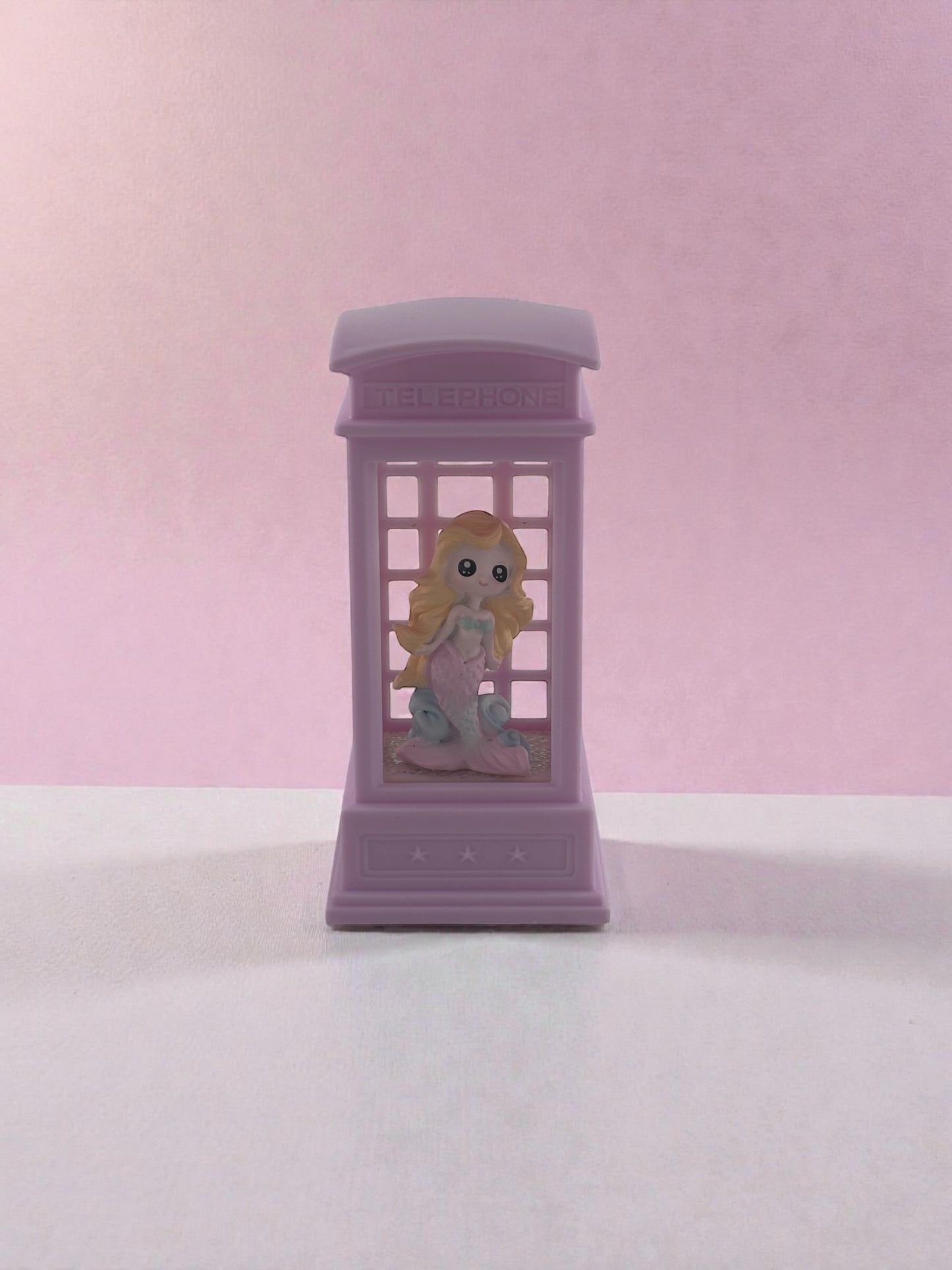 Deniz Kızı Temalı Işıklı Telefon Kulübesi