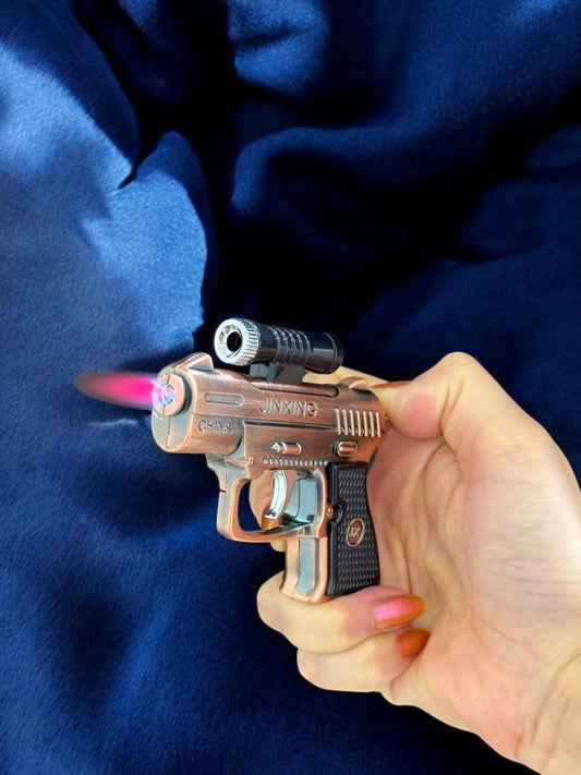 Lazerli Mini Tabanca Çakmak 1677