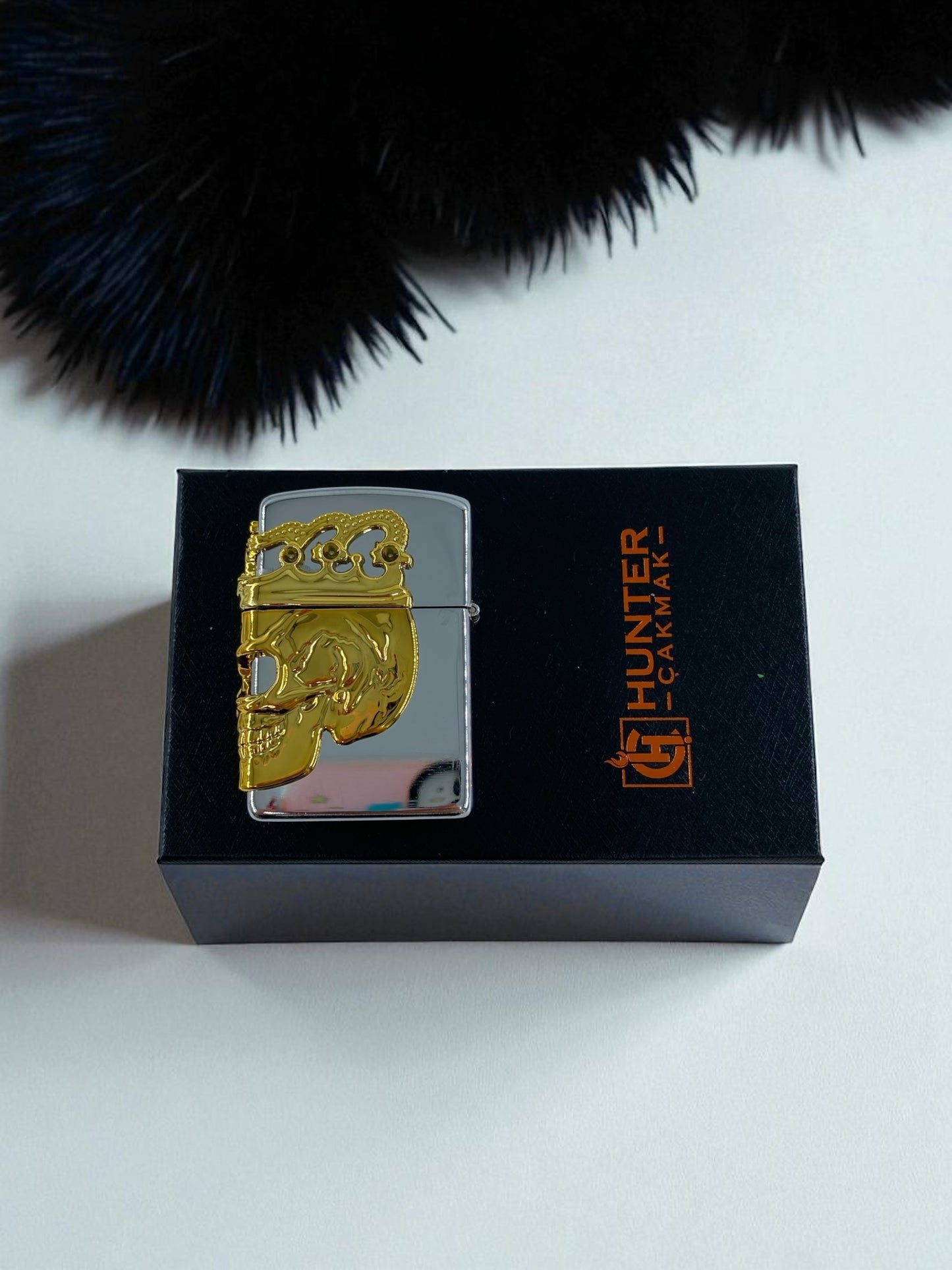 Kuru Kafa Zippo Çakmak 3666