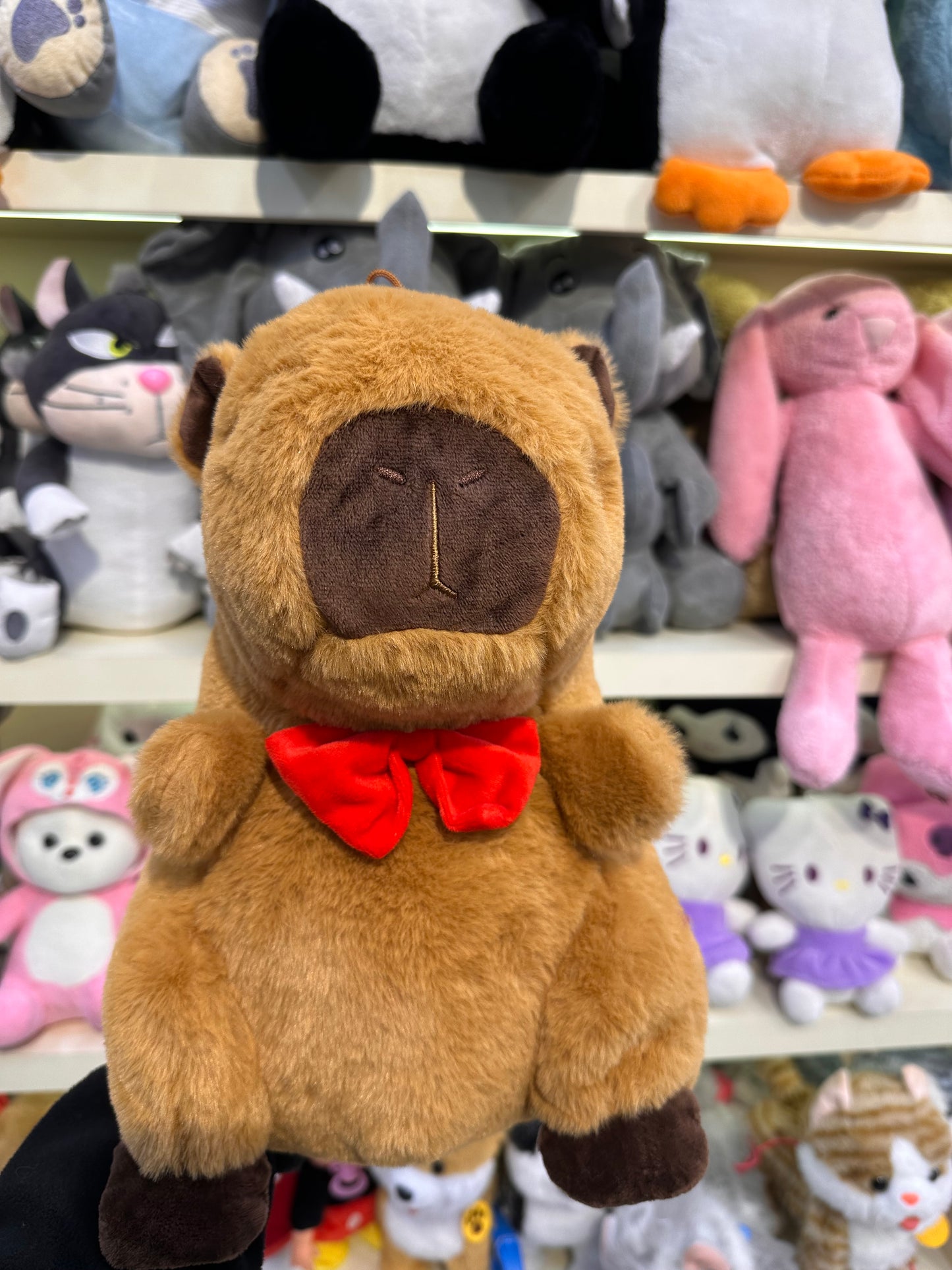 Kapibara Papyonlu Peluş