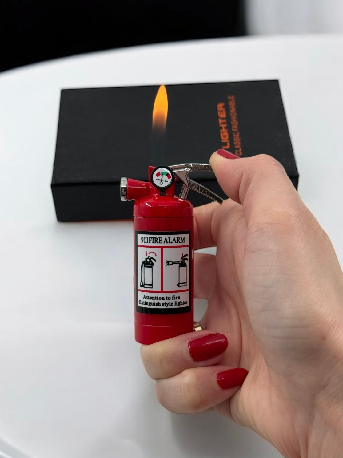 Yangın Tüpü Şeklinde Gazlı Çakmak 6451