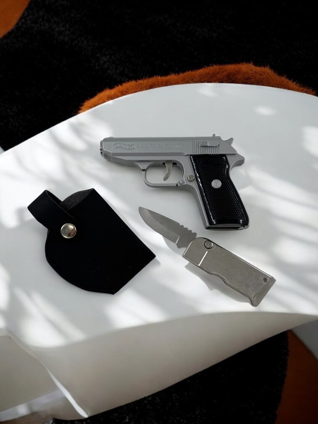 Walther Çakılı Metal Tabanca Modeli Kılıflı Kutusunda 7677