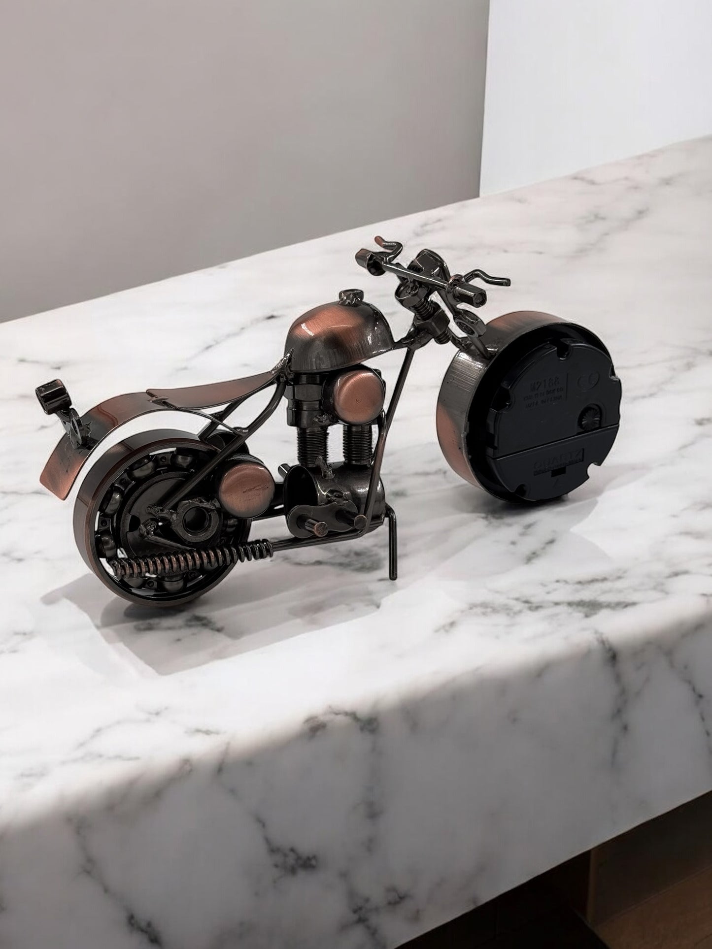 Metal Saatli Demoratif Motosiklet 6699