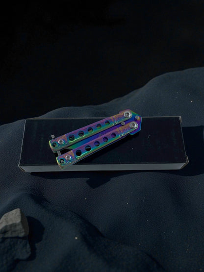 Kompakt Boy Metal Kelebek Çakı