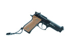 Beretta 9×19 Tabanca Gerçekçi Sökülebilir ve Kurulabilir Metal Anahtarlık