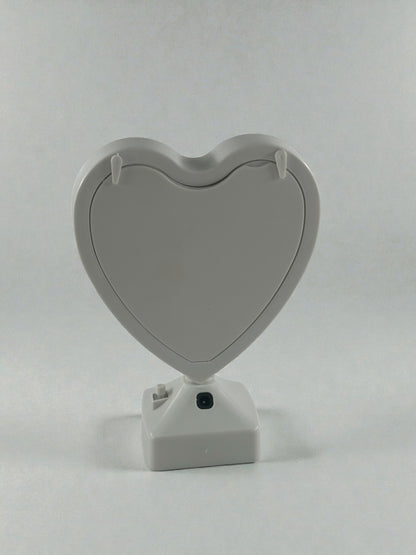 Küçük Boy Kalpli Sihirli Ayna Fotoğraf Çerçevesi Dekoratif Masa Aynası