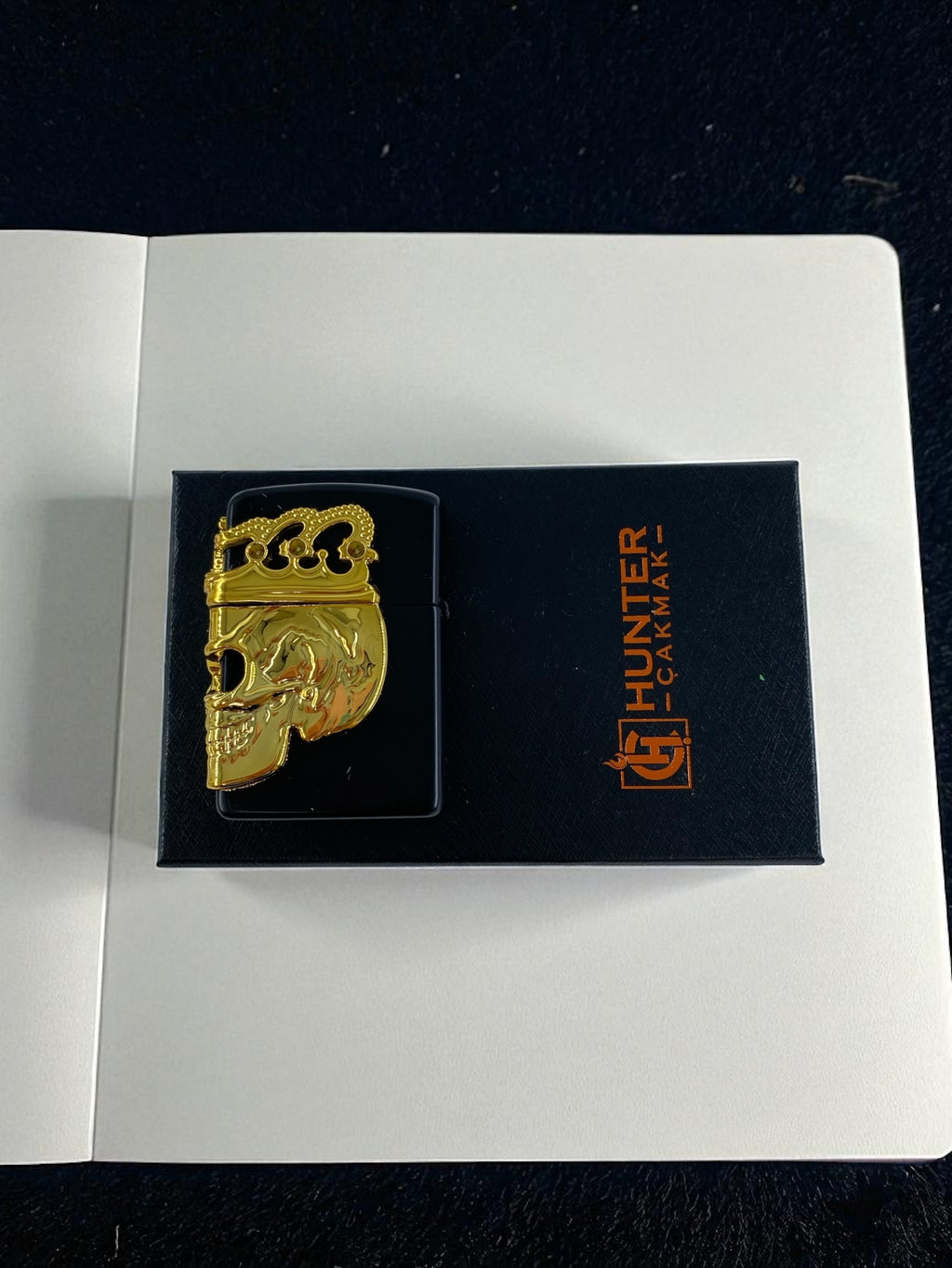 Kuru Kafa Zippo Çakmak 3666