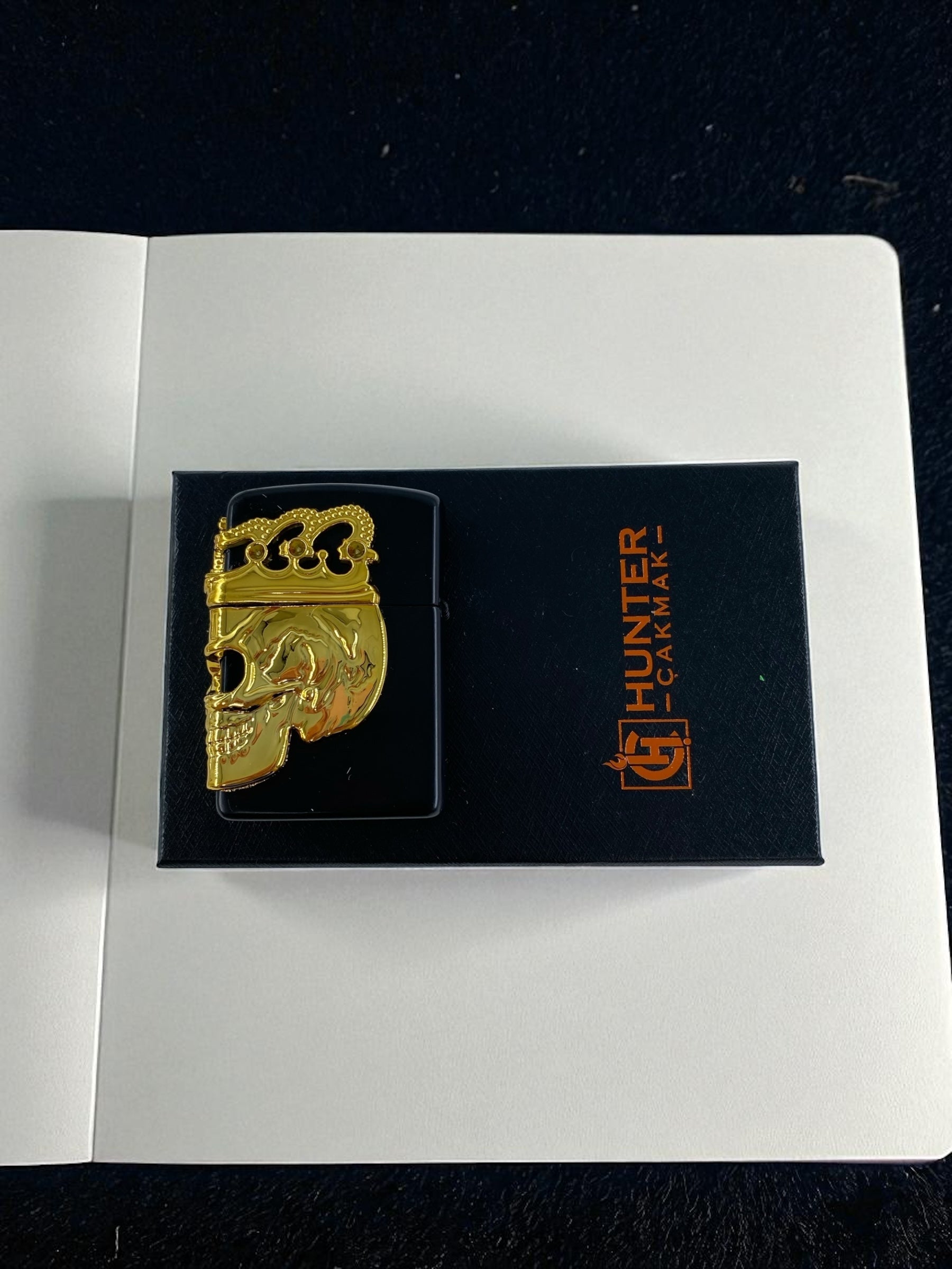 Kuru Kafa Zippo Çakmak 3666