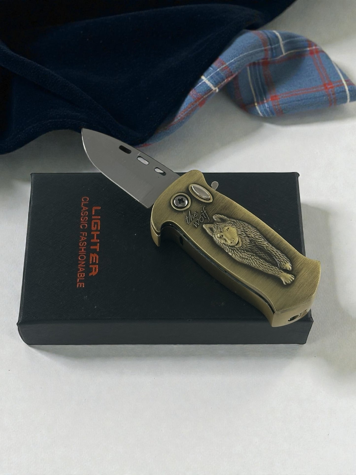 Kurt Figürlü Çakılı Çakmak