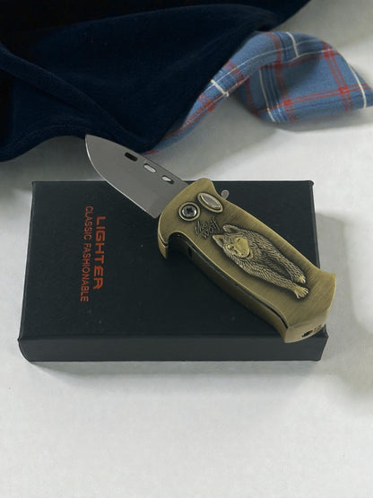 Kurt Figürlü Çakılı Çakmak