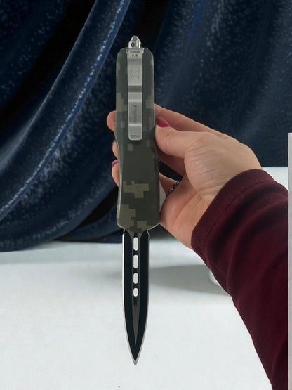 Kemere Takmalı Renkli İçten Çıkmalı Çakı Yeşil