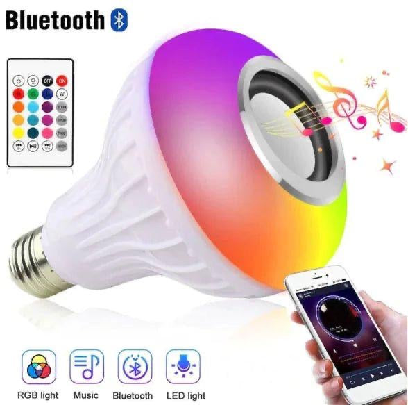 Bluetooth Hoparlörlü RGB LED Ampul