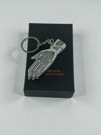 El Şeklinde Anahtarlıklı Çakmak