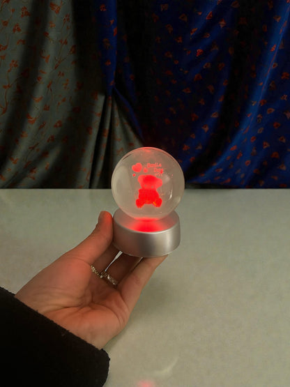 Ayıcık Temalı Cam Küre