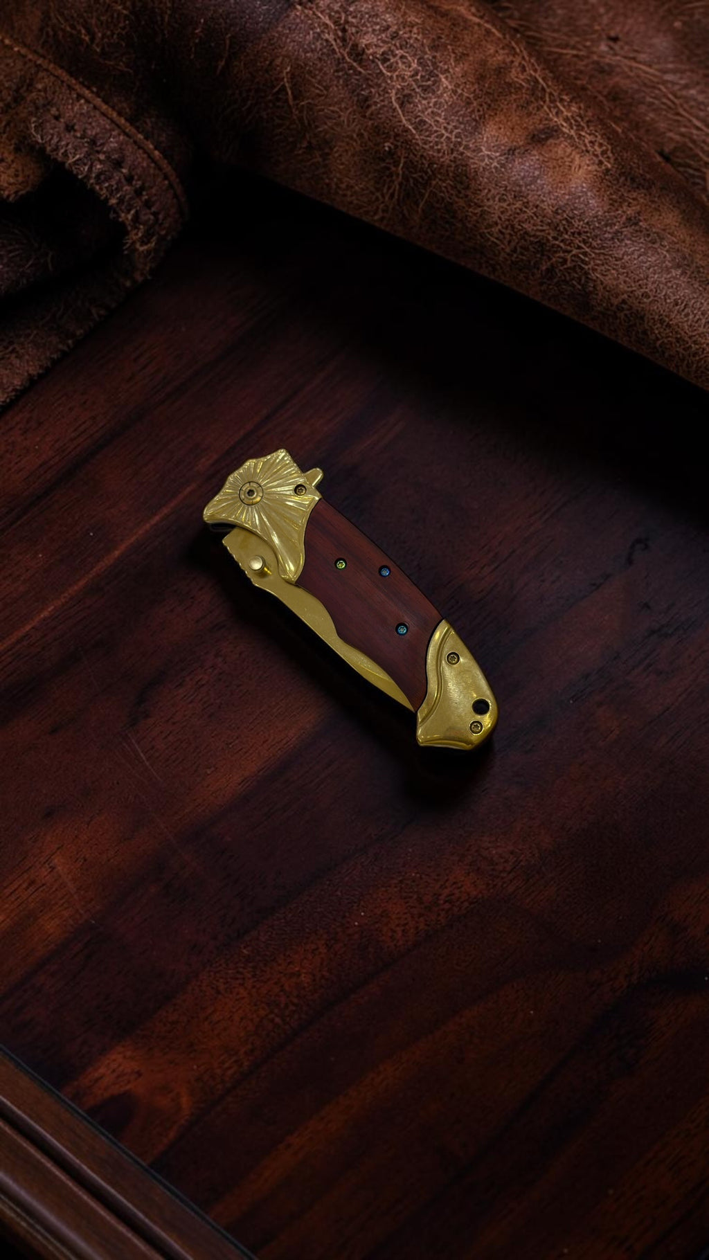 Sibirya Gold Kahve Ahşap Çakı S2035