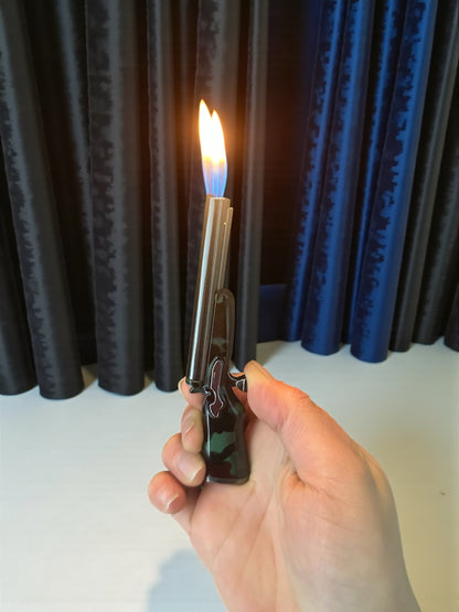 Tüfek Çift Yanan Desenli Gazlı Çakmak