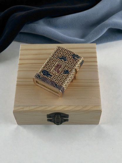 Chief Ejderha İşlemeli Lüx Benzinli Çakmak