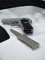 Walther Çakılı Metal Tabanca Modeli Kılıflı Kutusunda 7677