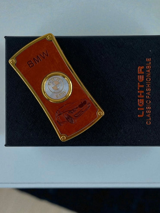 Bmw Model Deri İşlemeli Çakmak