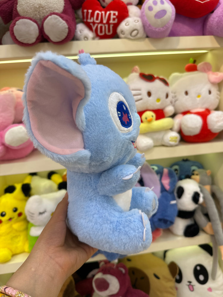 Stitch Uzun Kulaklı Pembe Peluş