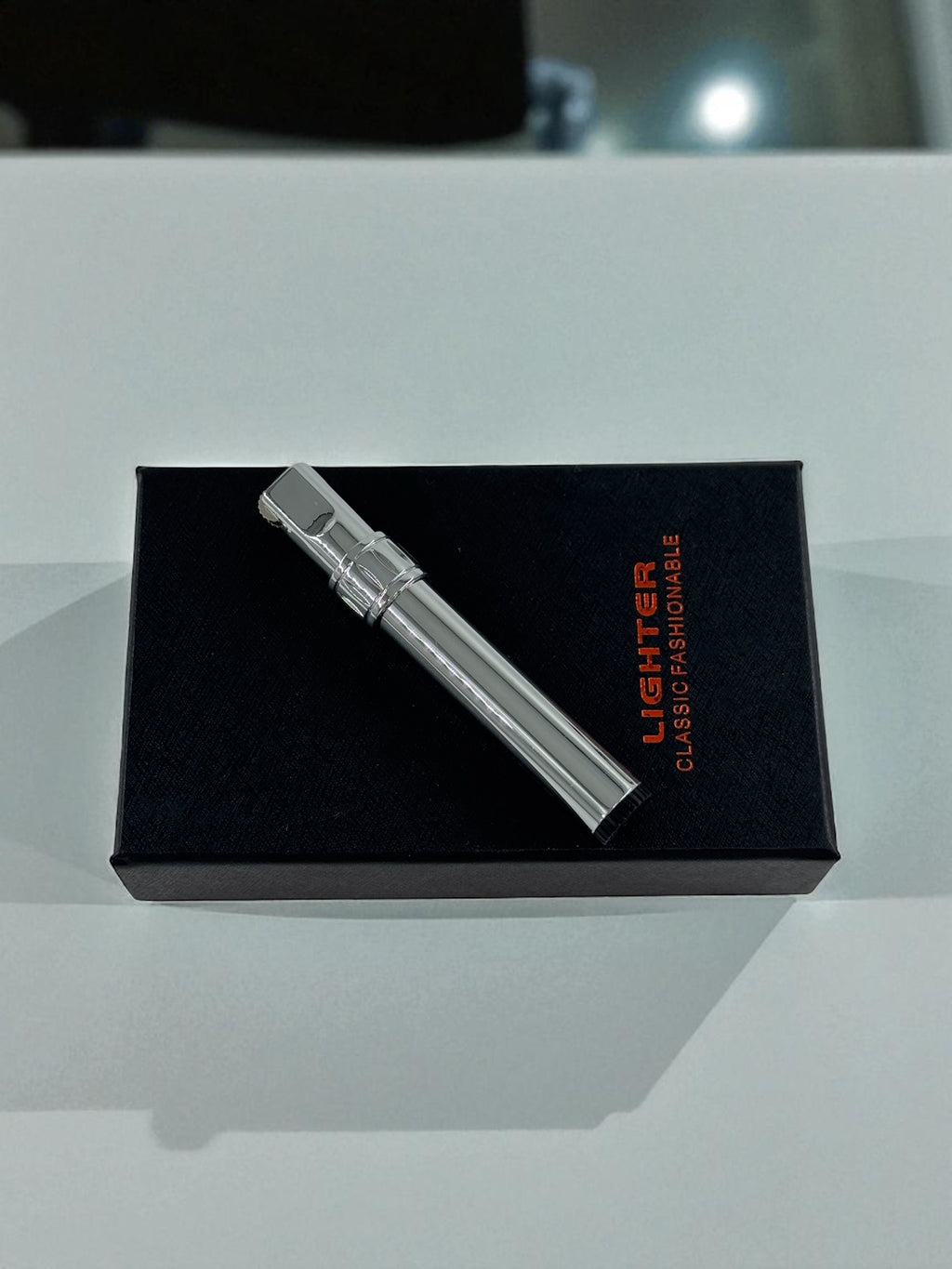 Orjinal Jobon Çelik Tanklı Lüx Kutulu Çevirmeli Taşlı Metal Çakmak 7661