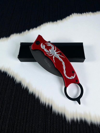 Akrep Desenli Carambit Çakı