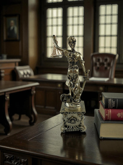 Saatli Adalet Terazisi Heykeli