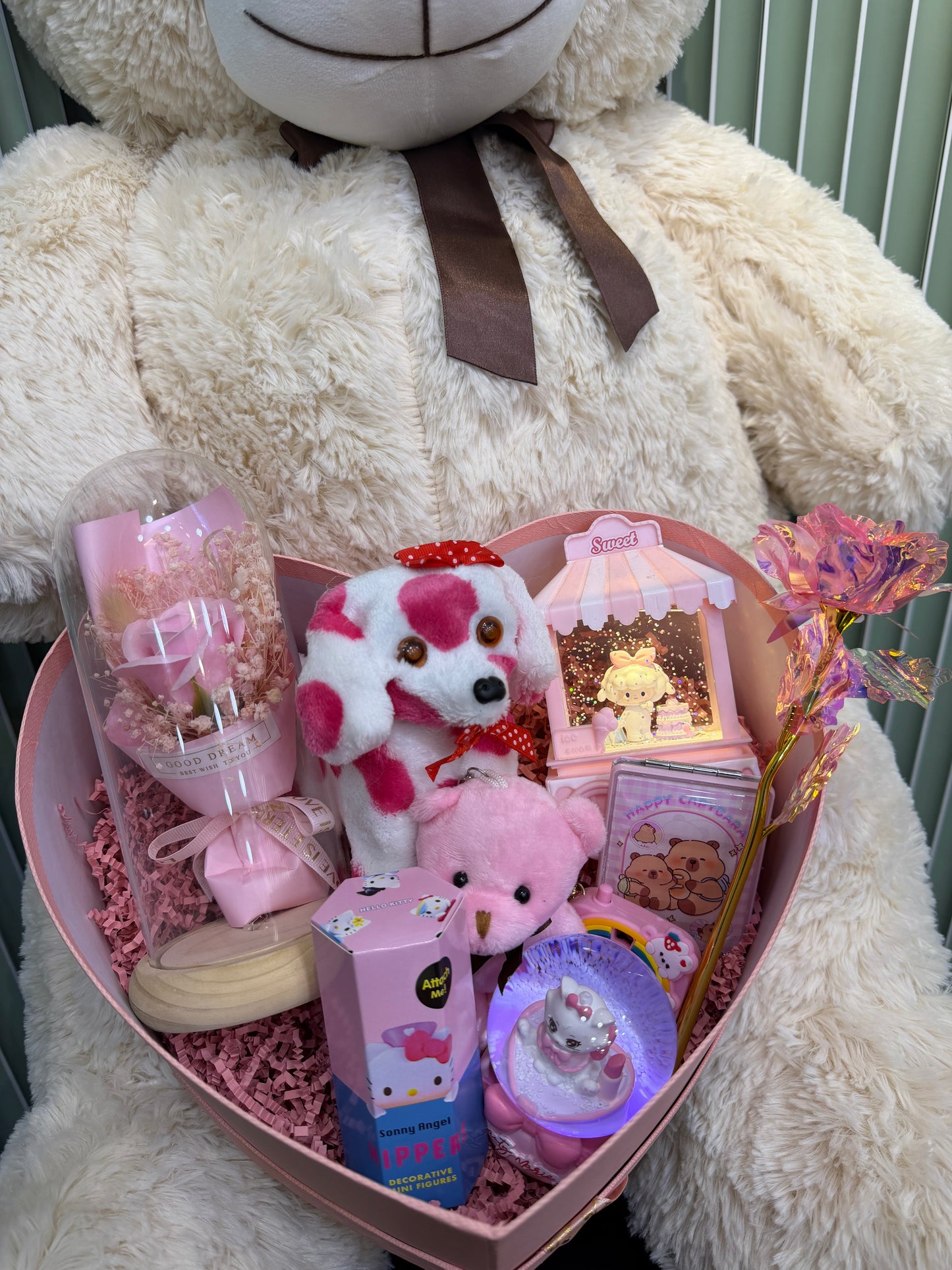 Büyük Boy Ayıcıklı Romantik Sevgili Kutusu