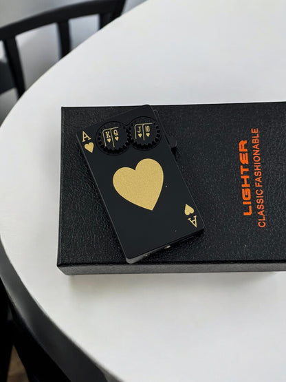 Pürmüzlü Poker Çakmak 4554