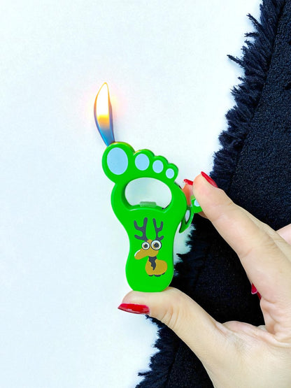 Ayak Şeklinde Çakmak Gazoz Açacağı